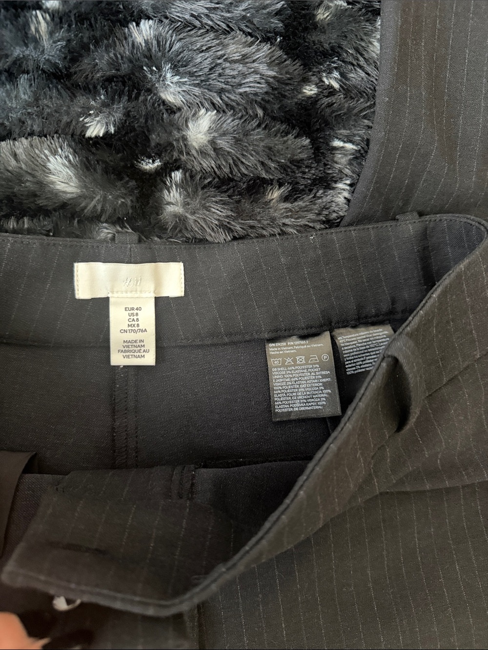 H&M pinstripe women pant